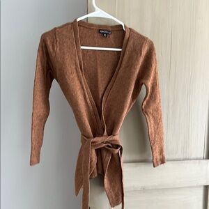Brown Women's Wrap Sweater j crew